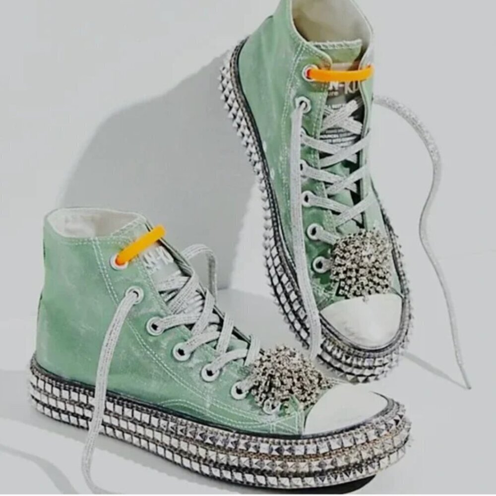 FREE PEOPLE NIB Nan ku sneakers revolve green - 36